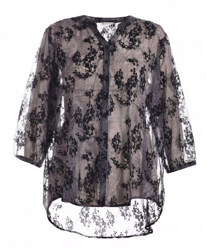 Adults Fashion Ladies Blouse Chiffon Fabric With Soft Lining For Spring / Summer